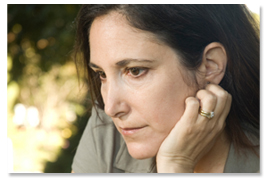 Sad woman photo