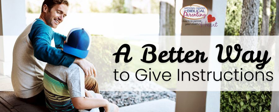 A Better Way to Give Instructions